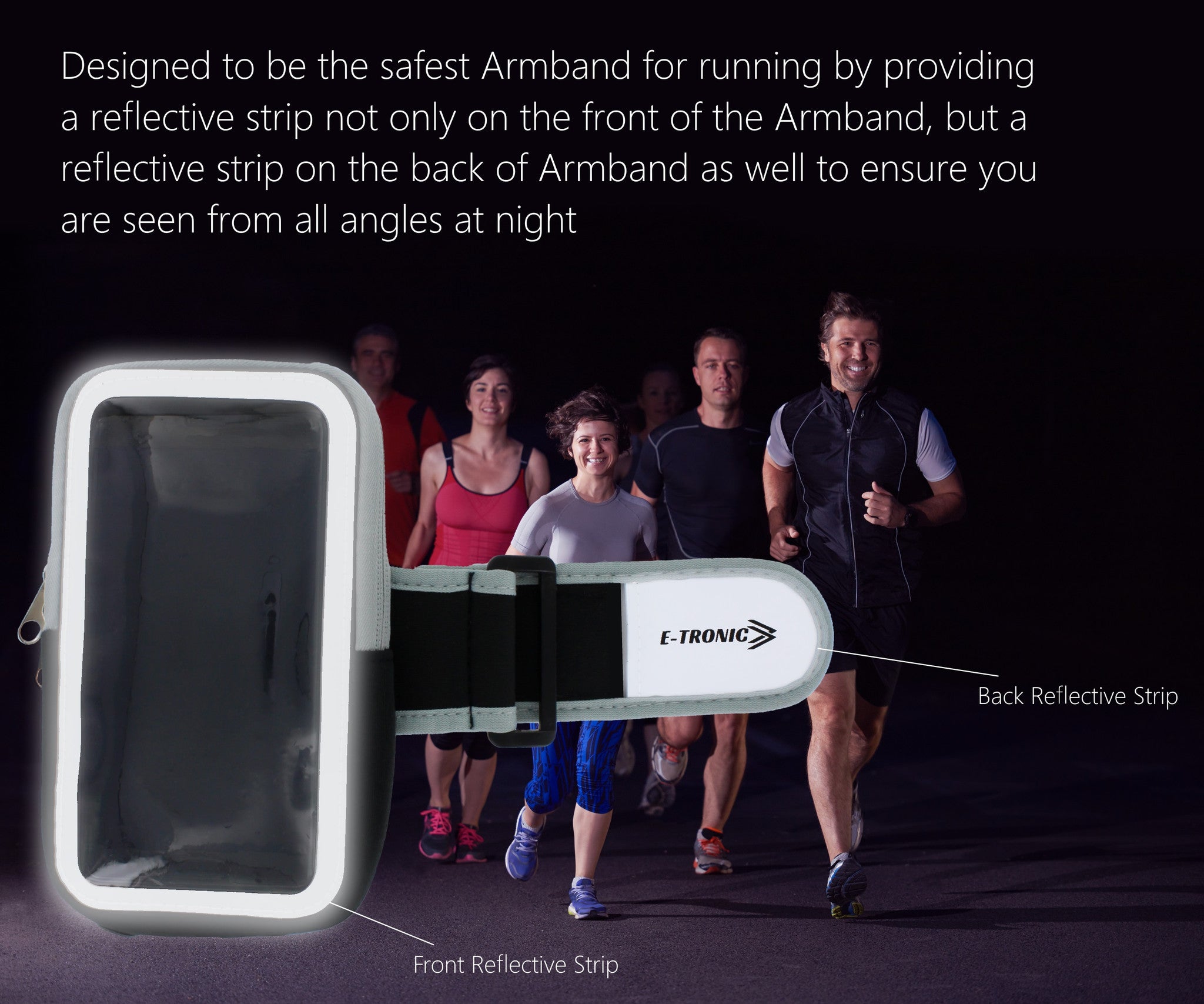 Sports Armband - Cell Phone Armband that works with all phones from 3.7" to 5.7"
