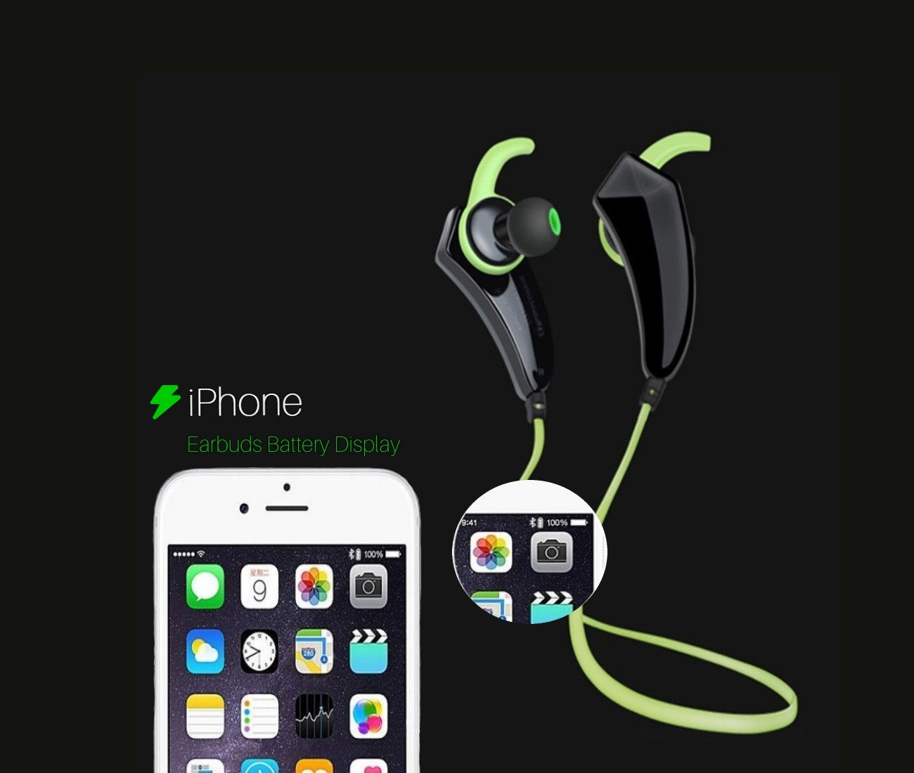 Wireless Headphones - Stylish Headphones With Ear Hooks