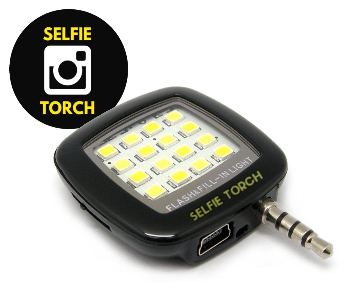 Selfie Torch - Perfect Light accessory to get those perfect celebrity status selfies. Can also be used as a flashlight for your phone.
