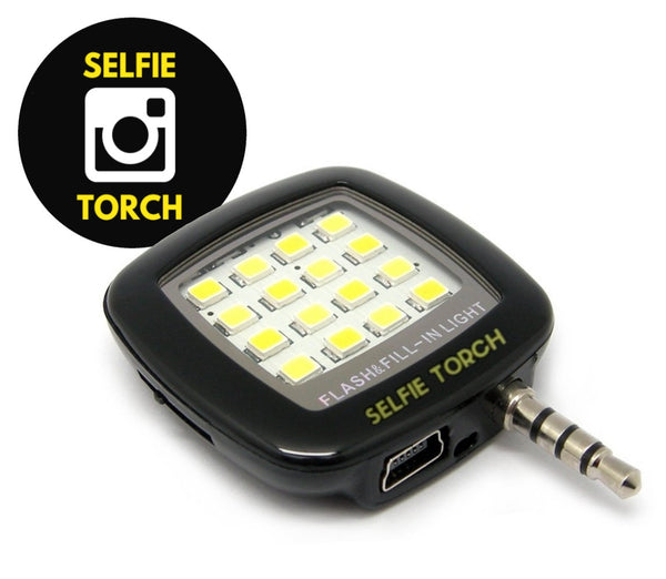 Selfie Torch - Perfect Light accessory to get those perfect celebrity status selfies. Can also be used as a flashlight for your phone.