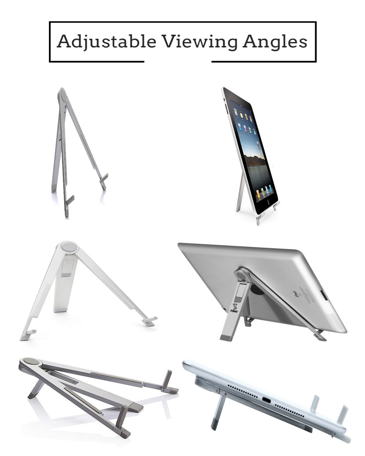 Tablet Stand - Universal Fold Up Tablet Stand That Works With All Tablets