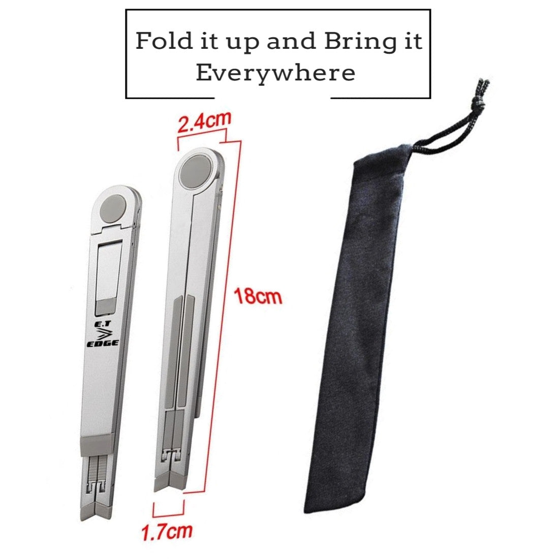 Tablet Stand - Universal Fold Up Tablet Stand That Works With All Tablets